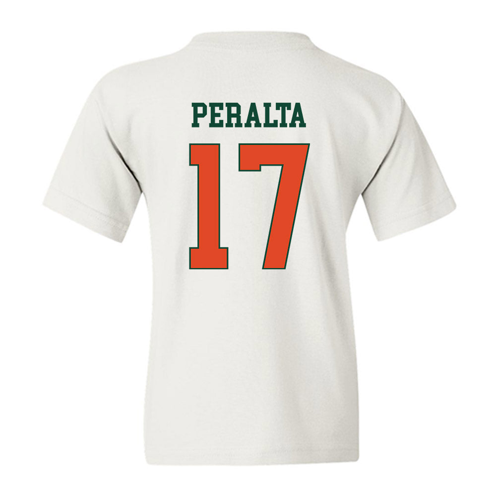 Miami - NCAA Baseball : Fabio Peralta - Classic Shersey Youth T-Shirt-1