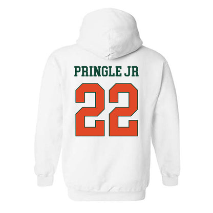 Miami - NCAA Football : Girard Pringle Jr - Classic Shersey Hooded Sweatshirt-1