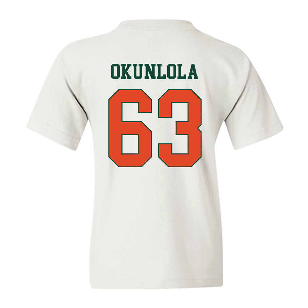 Miami - NCAA Football : Samson Okunlola - Classic Shersey Youth T-Shirt-1