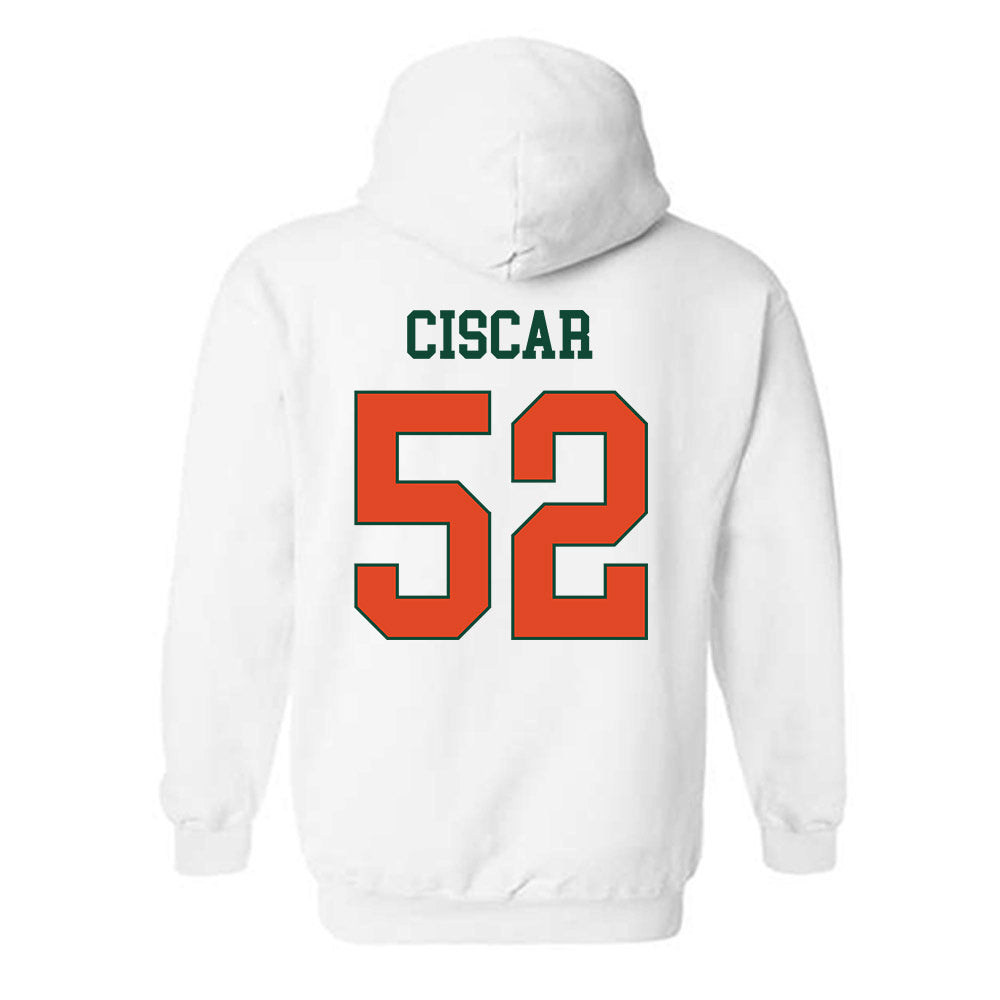 Miami - NCAA Baseball : Anthony Ciscar - Classic Shersey Hooded Sweatshirt-1