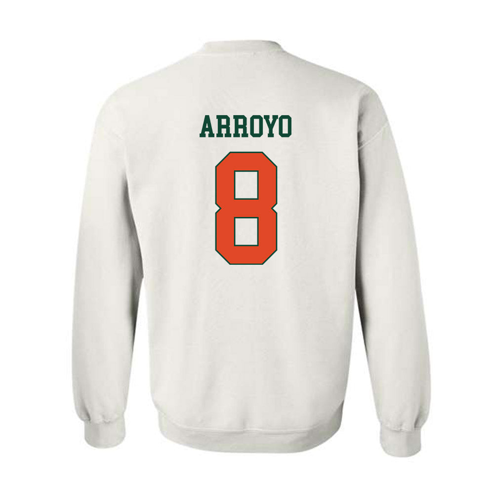 Miami - NCAA Football : Elijah Arroyo - Classic Shersey Crewneck Sweatshirt-1