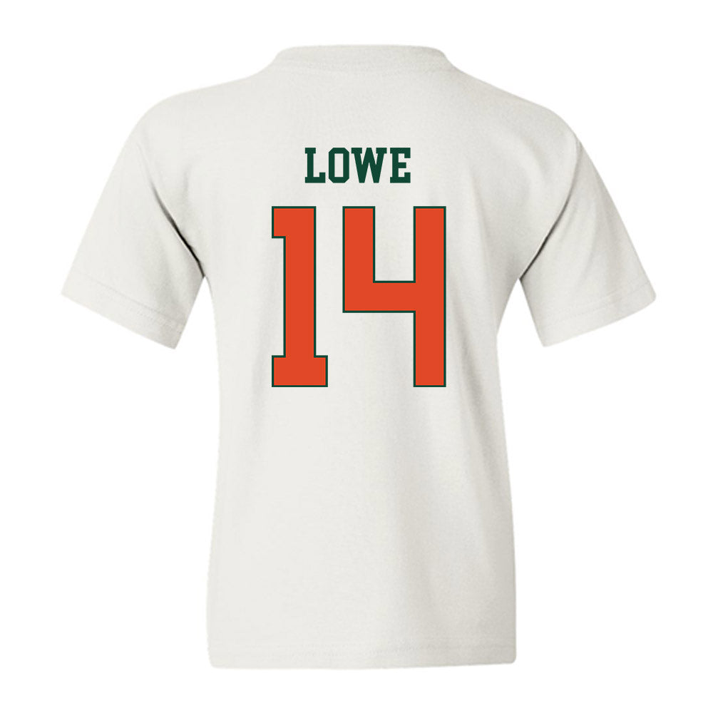 Miami - NCAA Football : Hayden Lowe - Classic Shersey Youth T-Shirt-1