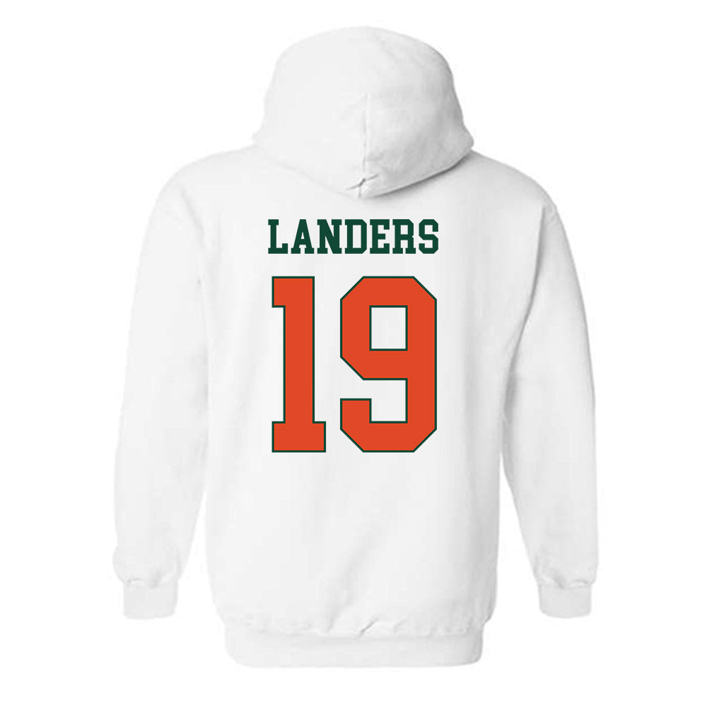 Miami - NCAA Women's Soccer : Madison Landers - Classic Shersey Hooded Sweatshirt-1