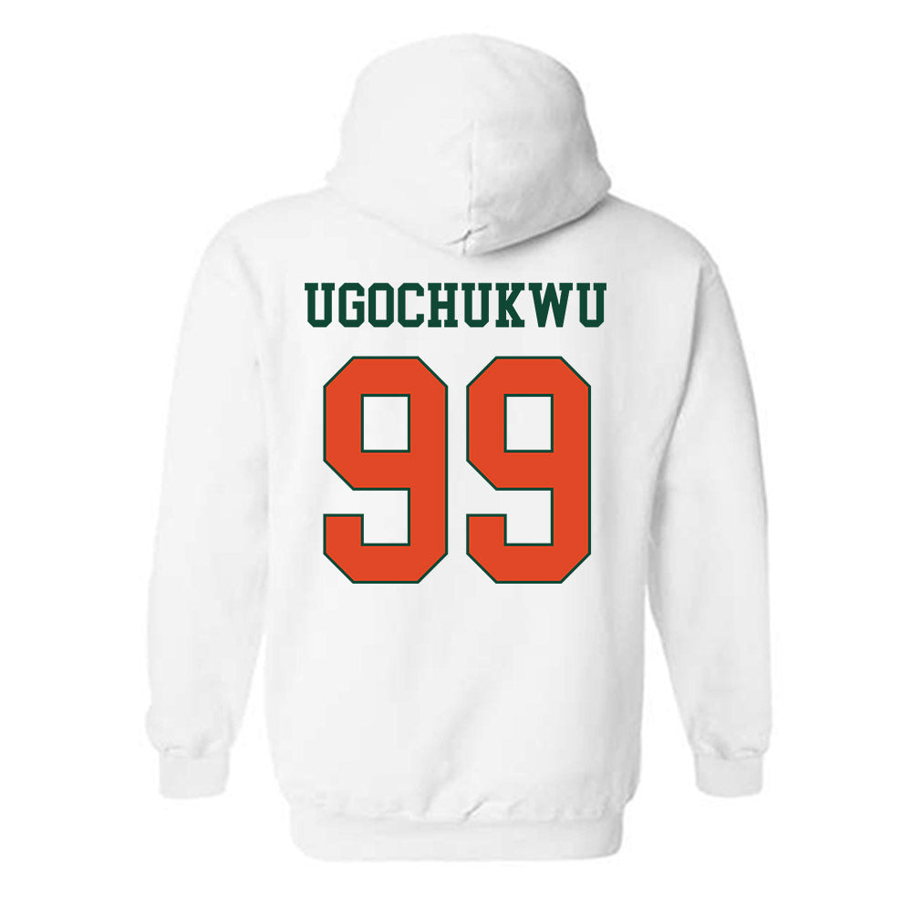 Miami - NCAA Men's Basketball : Divine-Collins Ugochukwu - Classic Shersey Hooded Sweatshirt