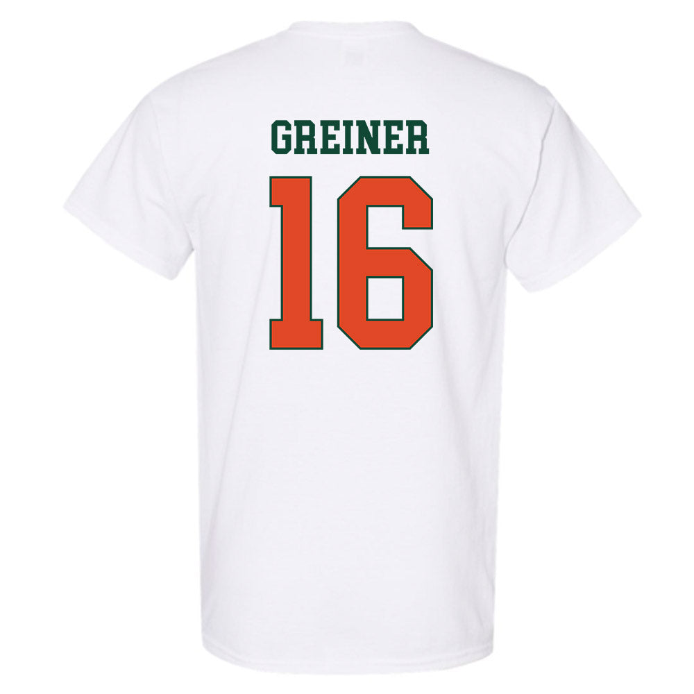Miami - NCAA Women's Soccer : Sarah Greiner - Classic Shersey T-Shirt-1