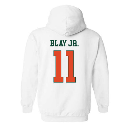 Miami - NCAA Football : David Blay Jr. - Classic Shersey Hooded Sweatshirt-1