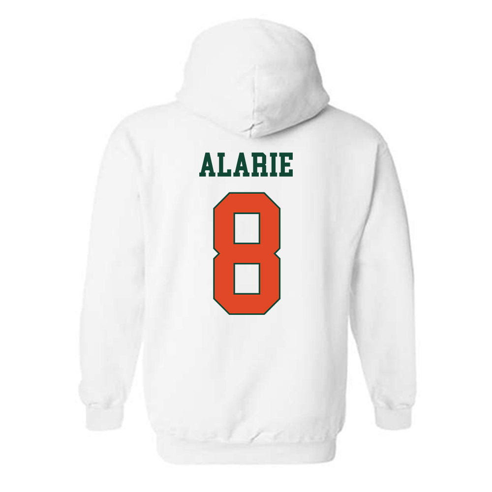 Miami - NCAA Men's Basketball : Xander Alarie - Classic Shersey Hooded Sweatshirt