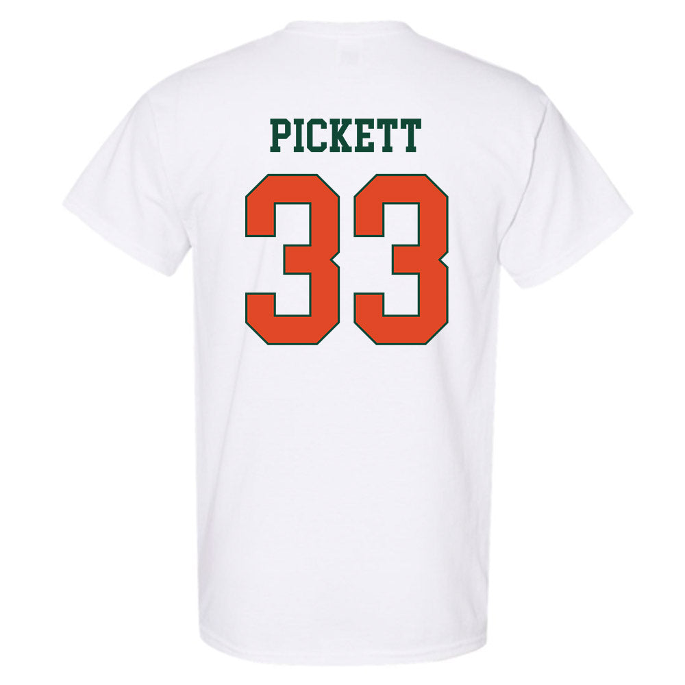 Miami - NCAA Football : Booker Pickett - Classic Shersey T-Shirt-1