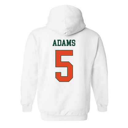 Miami - NCAA Women's Basketball : Ahnay Adams - Classic Shersey Hooded Sweatshirt