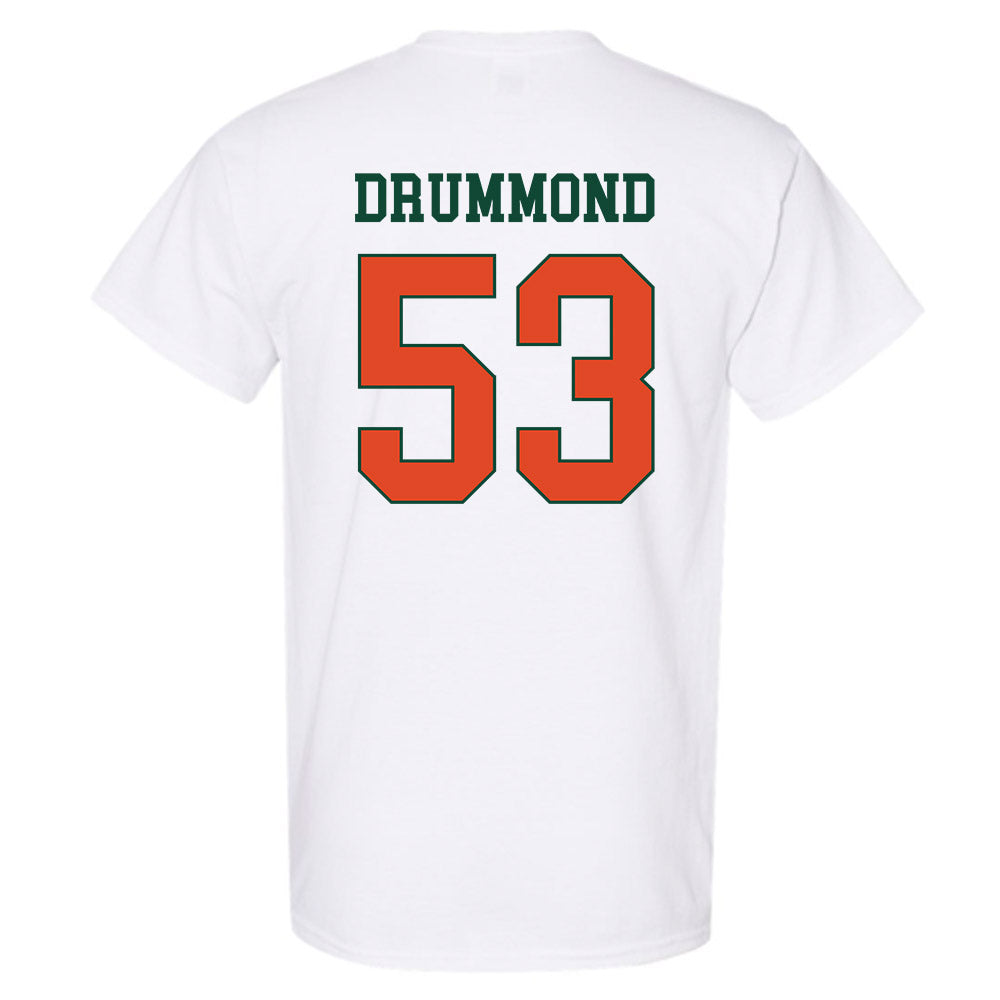 Miami - NCAA Baseball : Lj Drummond - Classic Shersey T-Shirt-1
