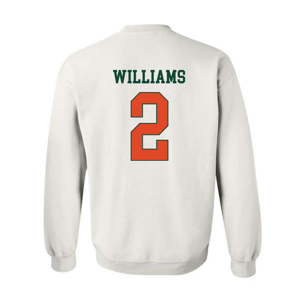 Miami - NCAA Baseball : Derek Williams - Classic Shersey Crewneck Sweatshirt-1