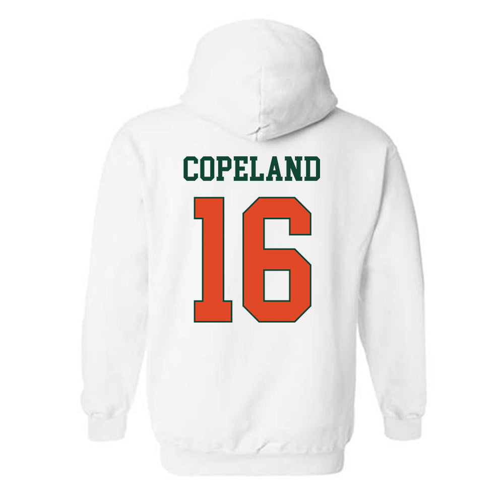 Miami - NCAA Baseball : Cian Copeland - Classic Shersey Hooded Sweatshirt-1