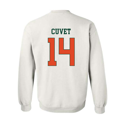 Miami - NCAA Baseball : Daniel Cuvet - Classic Shersey Crewneck Sweatshirt-1