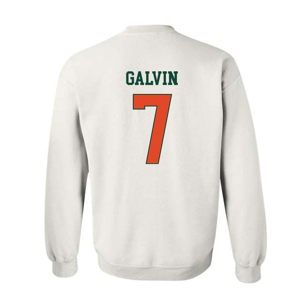 Miami - NCAA Baseball : Max Galvin - Classic Shersey Crewneck Sweatshirt-1