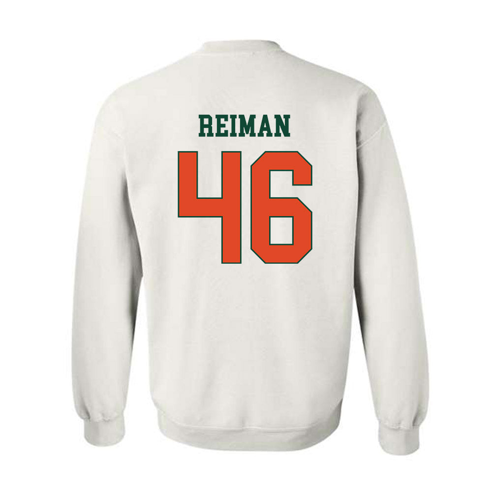 Miami - NCAA Football : Dylan Reiman - Classic Shersey Crewneck Sweatshirt