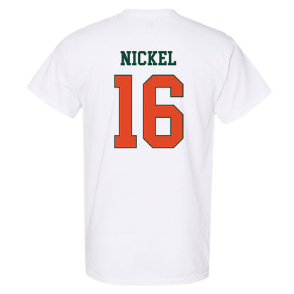 Miami - NCAA Football : Luke Nickel - Classic Shersey T-Shirt-1