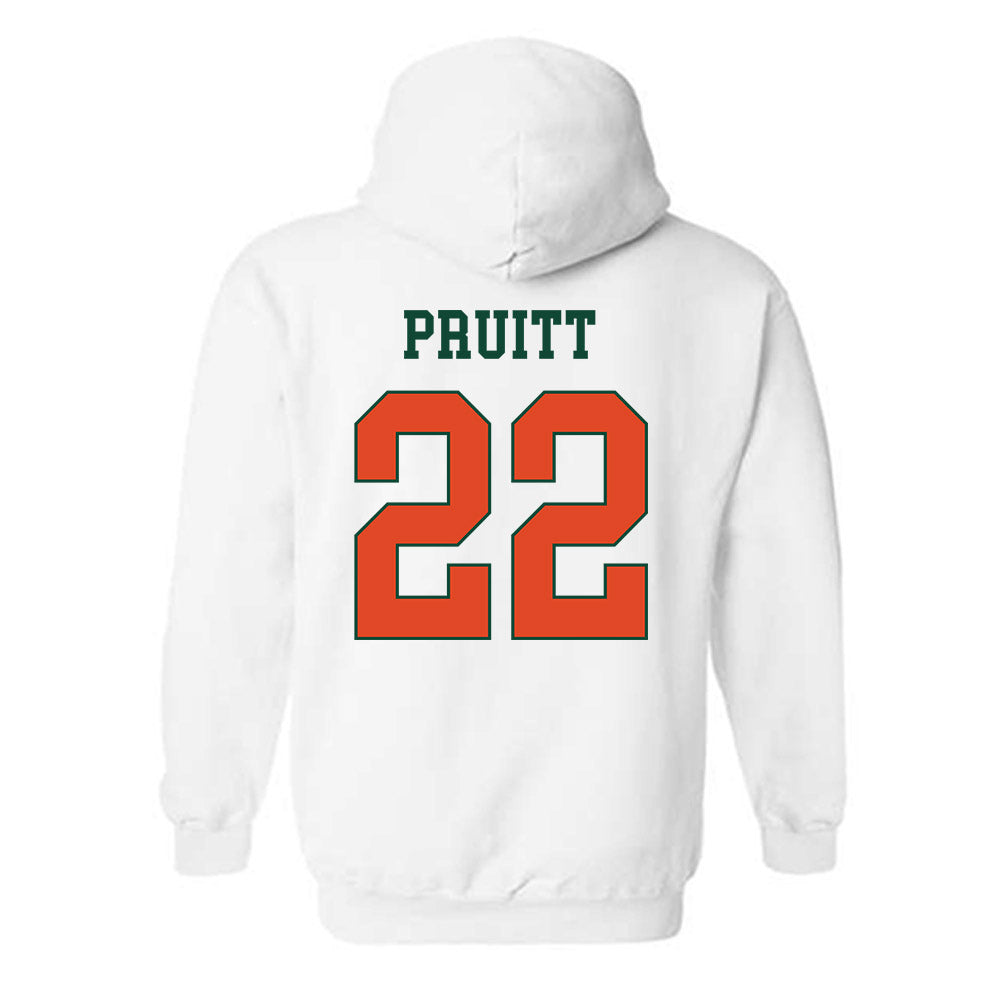 Miami - NCAA Football : Cam Pruitt - Classic Shersey Hooded Sweatshirt-1