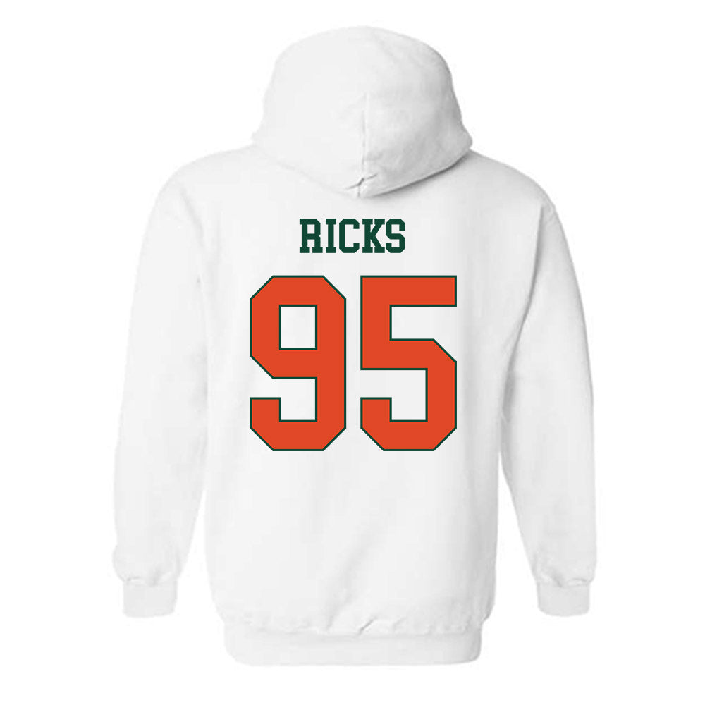 Miami - NCAA Football : Cooper Ricks - Classic Shersey Hooded Sweatshirt