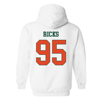 Miami - NCAA Football : Cooper Ricks - Classic Shersey Hooded Sweatshirt