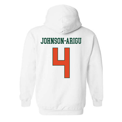 Miami - NCAA Men's Basketball : Isaiah Johnson-Arigu - Classic Shersey Hooded Sweatshirt