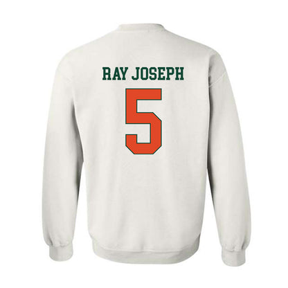Miami - NCAA Football : Ray Ray Joseph - Classic Shersey Crewneck Sweatshirt-1