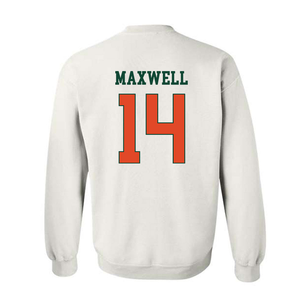 Miami - NCAA Women's Soccer : Taylor Maxwell - Classic Shersey Crewneck Sweatshirt-1