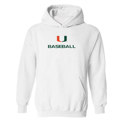 Miami - NCAA Baseball : Will Smith - Classic Shersey Hooded Sweatshirt-0