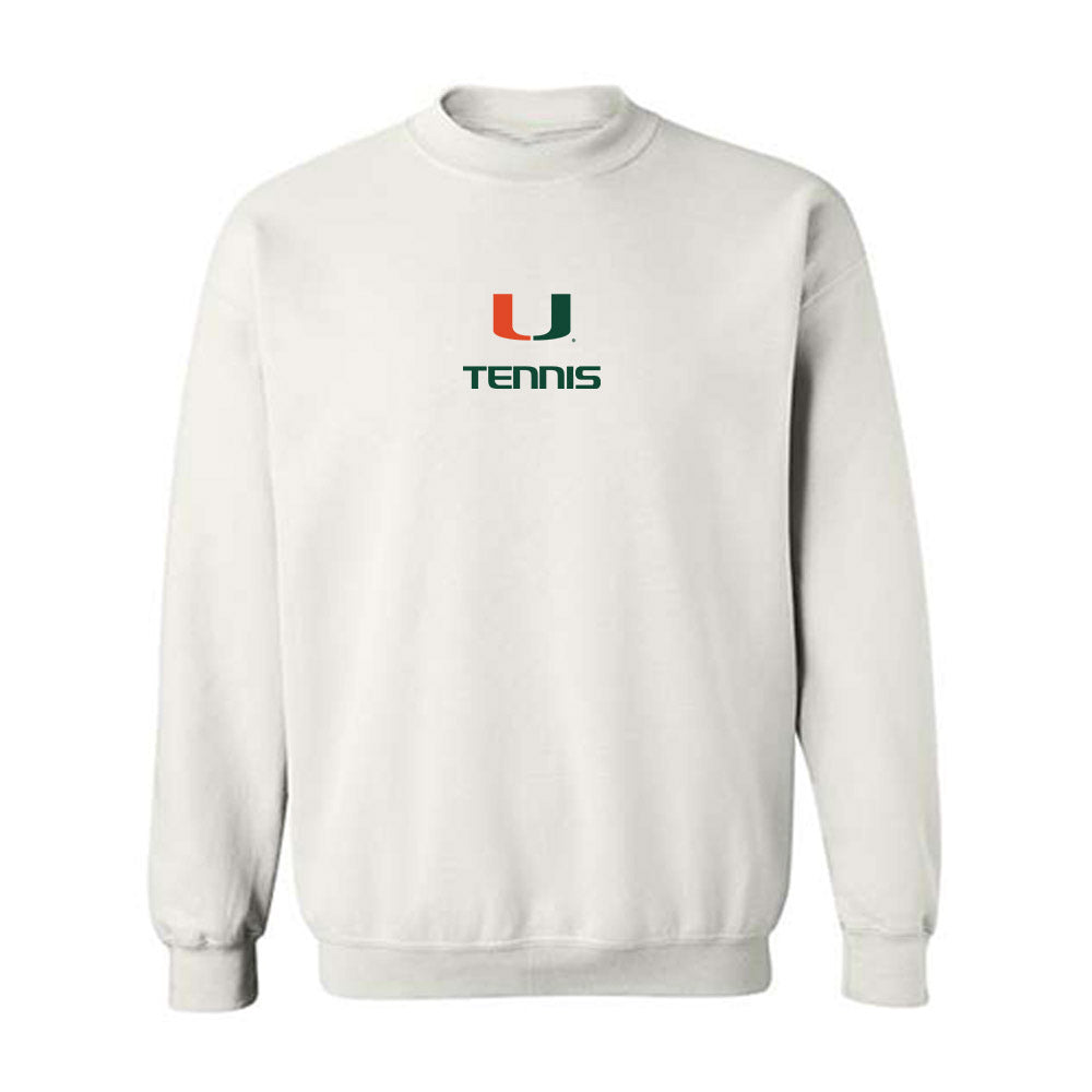 Miami - NCAA Men's Tennis : Mehdi Sadaoui - Classic Shersey Crewneck Sweatshirt-0