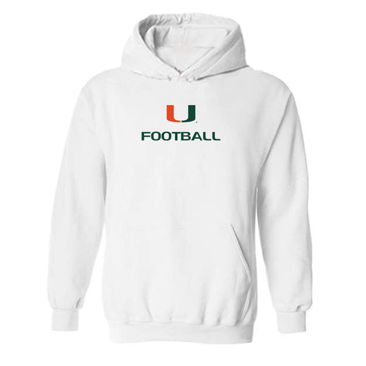 Miami - NCAA Football : Damon Wilson II - Classic Shersey Hooded Sweatshirt-0