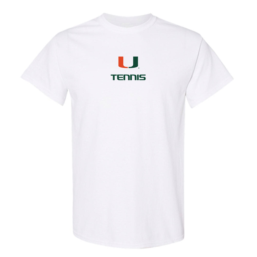 Miami - NCAA Men's Tennis : Mehdi Sadaoui - Classic Shersey T-Shirt-0