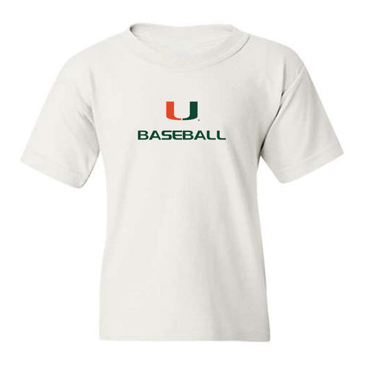 Miami - NCAA Baseball : Nick Robert - Classic Shersey Youth T-Shirt-0