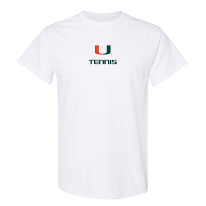 Miami - NCAA Women's Tennis : Qavia Lopez - Classic Shersey T-Shirt-0