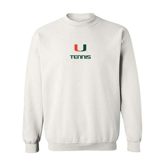 Miami - NCAA Men's Tennis : Saud Alhogbani - Classic Shersey Crewneck Sweatshirt-0