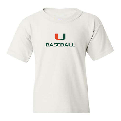 Miami - NCAA Baseball : Aidan Ray - Classic Shersey Youth T-Shirt-0