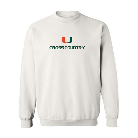 Miami - NCAA Men's Cross Country : Enrique Borrego - Classic Shersey Crewneck Sweatshirt-0