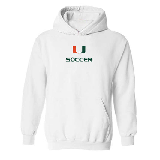 Miami - NCAA Women's Soccer : Julia Edwards - Classic Shersey Hooded Sweatshirt