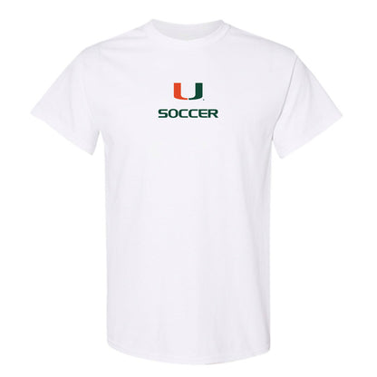 Miami - NCAA Women's Soccer : Amanda Peck - Classic Shersey T-Shirt-0