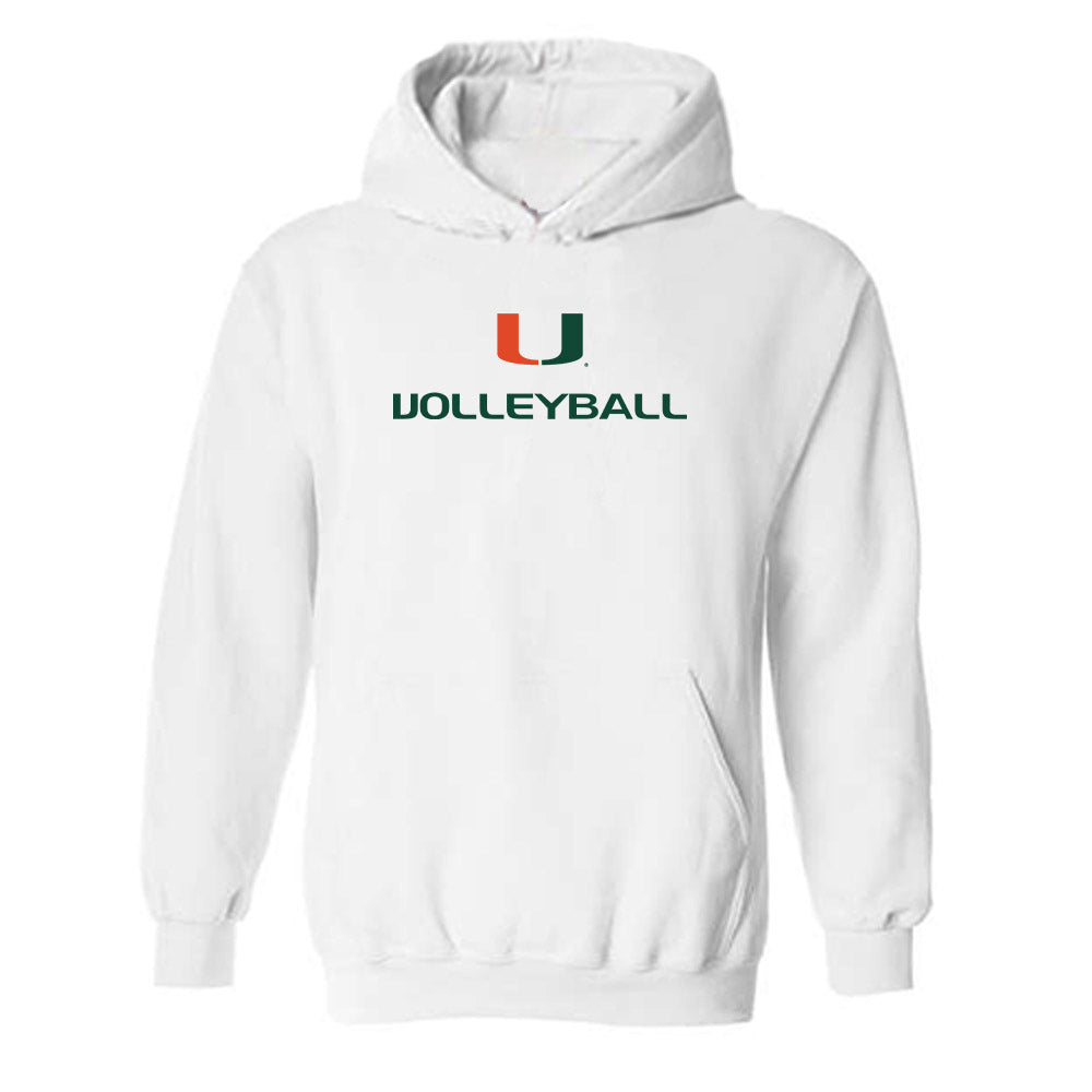 Miami - NCAA Women's Volleyball : Kate Lijic - Classic Shersey Hooded Sweatshirt-0