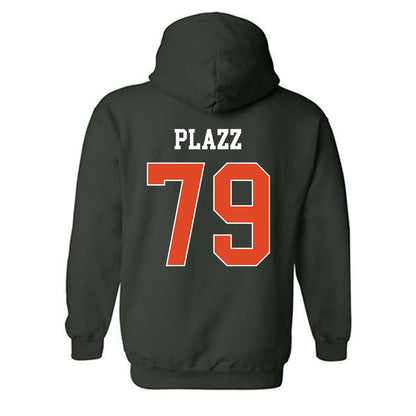 Miami - NCAA Football : Deryc Plazz - Classic Shersey Hooded Sweatshirt-1