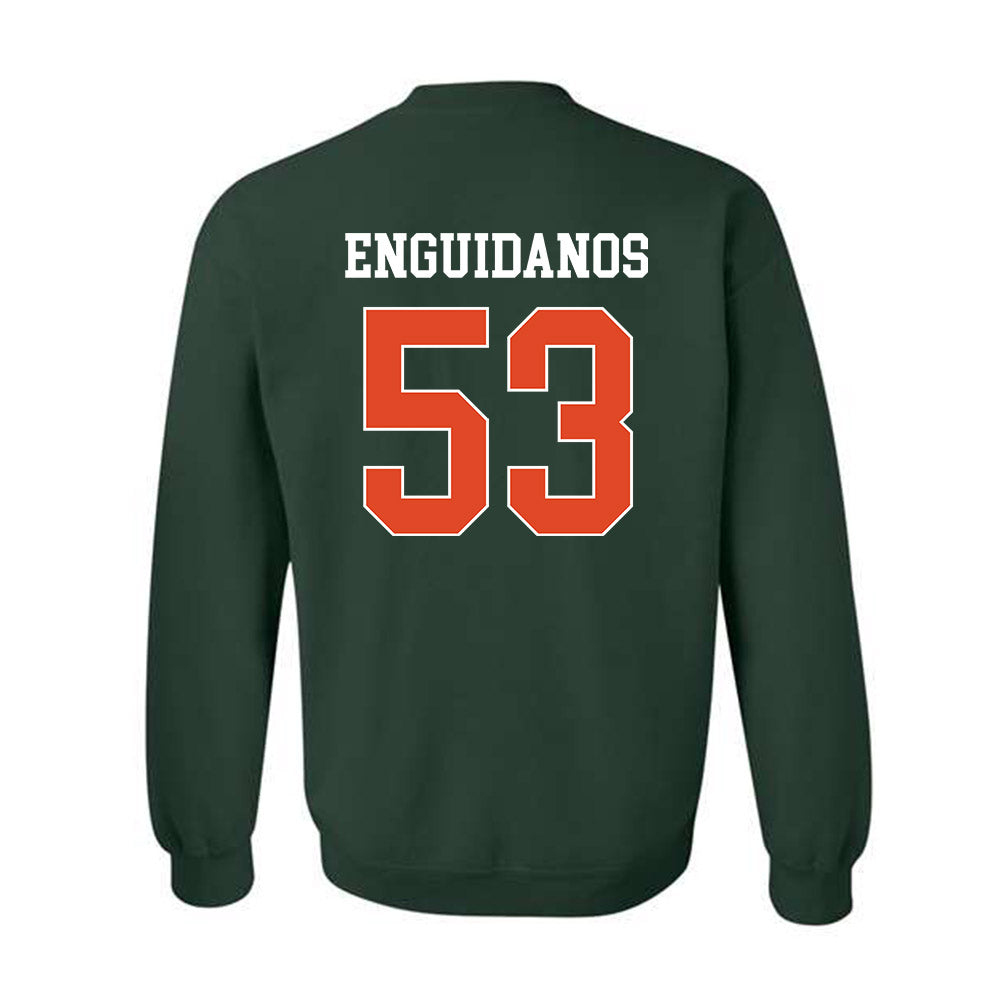 Miami - NCAA Football : Joey Enguidanos - Crewneck Sweatshirt