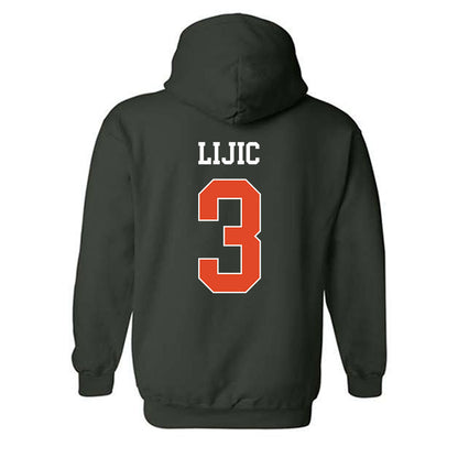 Miami - NCAA Women's Volleyball : Kate Lijic - Classic Shersey Hooded Sweatshirt-1