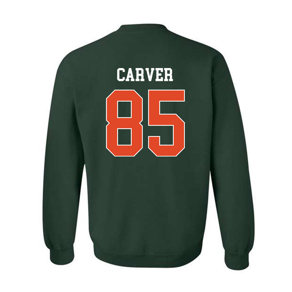 Miami - NCAA Football : Jackson Carver - Crewneck Sweatshirt