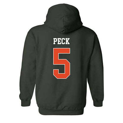 Miami - NCAA Women's Soccer : Amanda Peck - Classic Shersey Hooded Sweatshirt-1