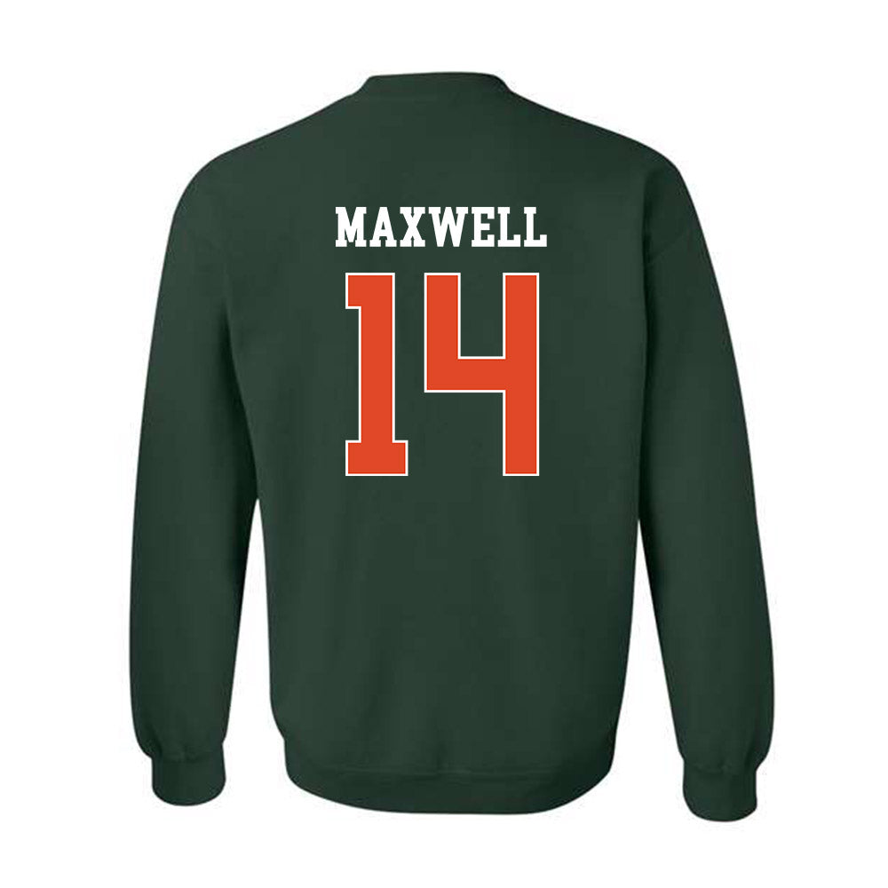 Miami - NCAA Women's Soccer : Taylor Maxwell - Classic Shersey Crewneck Sweatshirt-1