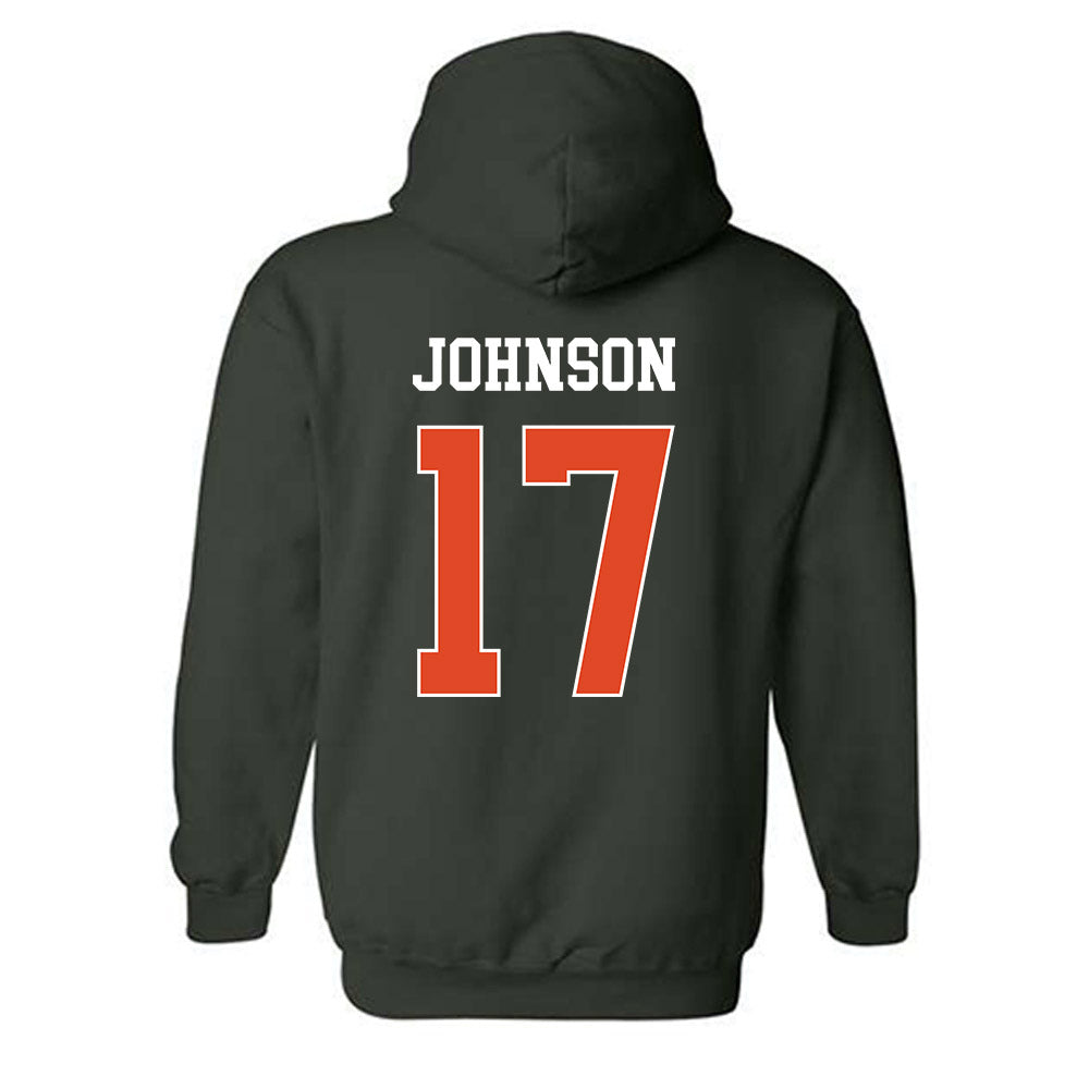 Miami - NCAA Football : Tony Johnson - Classic Shersey Hooded Sweatshirt-1
