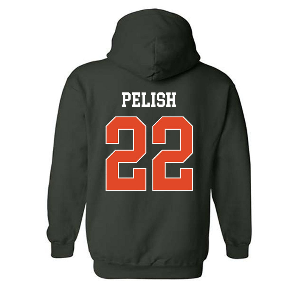 Miami - NCAA Women's Basketball : Simone Pelish - Classic Shersey Hooded Sweatshirt