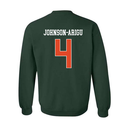 Miami - NCAA Men's Basketball : Isaiah Johnson-Arigu - Classic Shersey Crewneck Sweatshirt