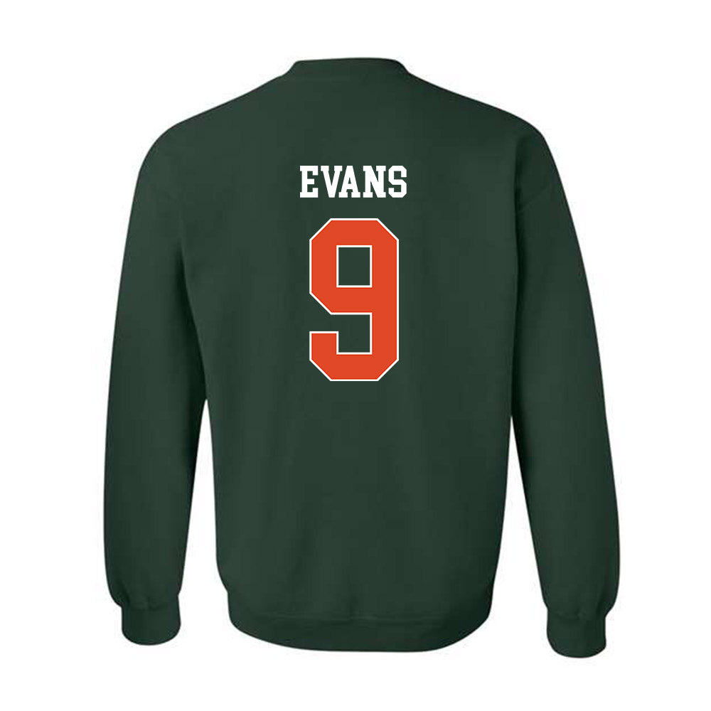 Miami - NCAA Baseball : Rob Evans - Classic Shersey Crewneck Sweatshirt-1