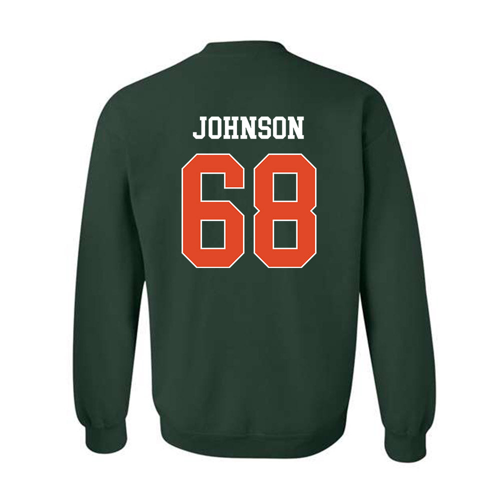 Miami - NCAA Football : Ian Johnson - Crewneck Sweatshirt