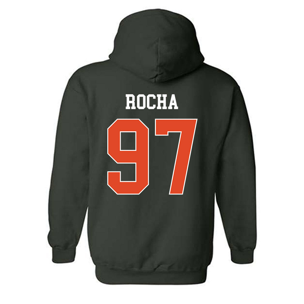 Miami - NCAA Football : Will Rocha - Classic Shersey Hooded Sweatshirt-1